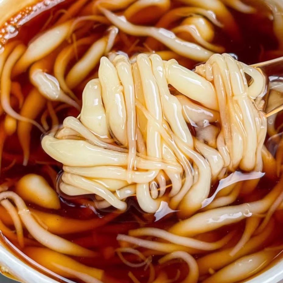 正宗凉虾小吃技术小吃配方摆摊创业美食教程米凉虾配方朝米加糯米制作凉糕蛙鱼制作全套制作过程-破浪小吃技术网