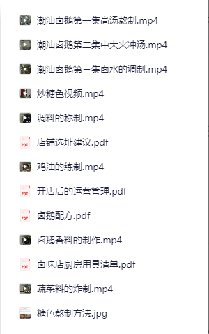 图片[3]-正宗潮汕广式卤鹅卤料包配方教程潮汕卤水小吃配方秘制汕头潮州卤水鹅技术视频摆摊创业-破浪小吃技术网